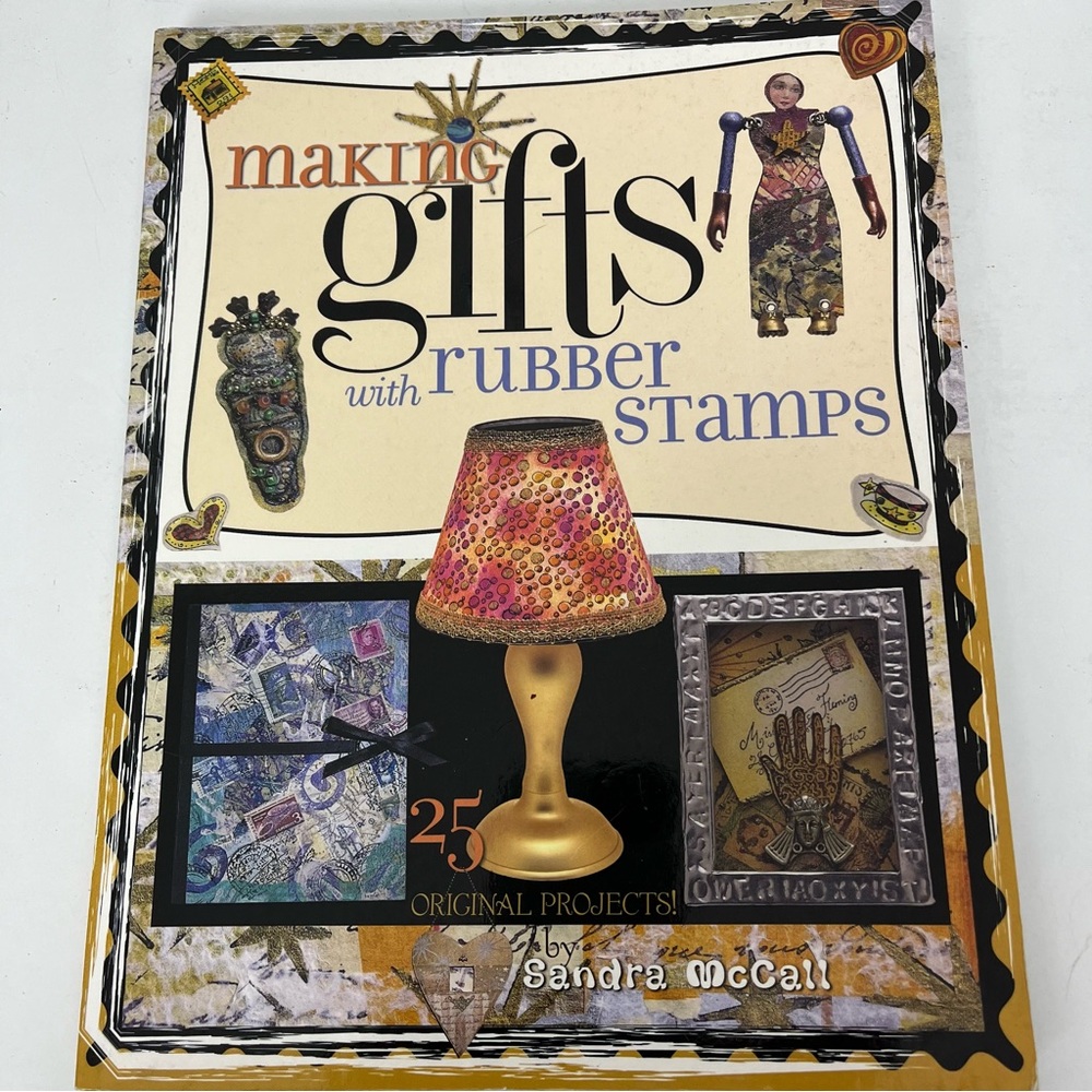 Stamping Book Making Gifts With Rubber Stamps By Sandra McCall